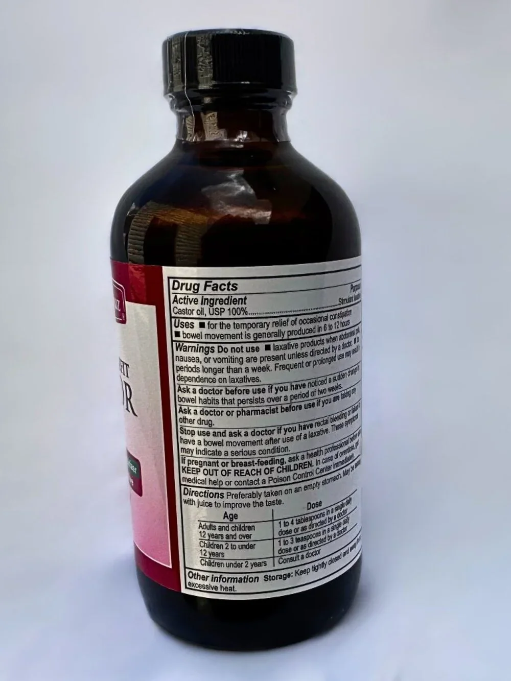 De La Cruz 100% Pure Castor Oil, USP Grade, Hair & Skin Moisturizer, 8 FL OZ